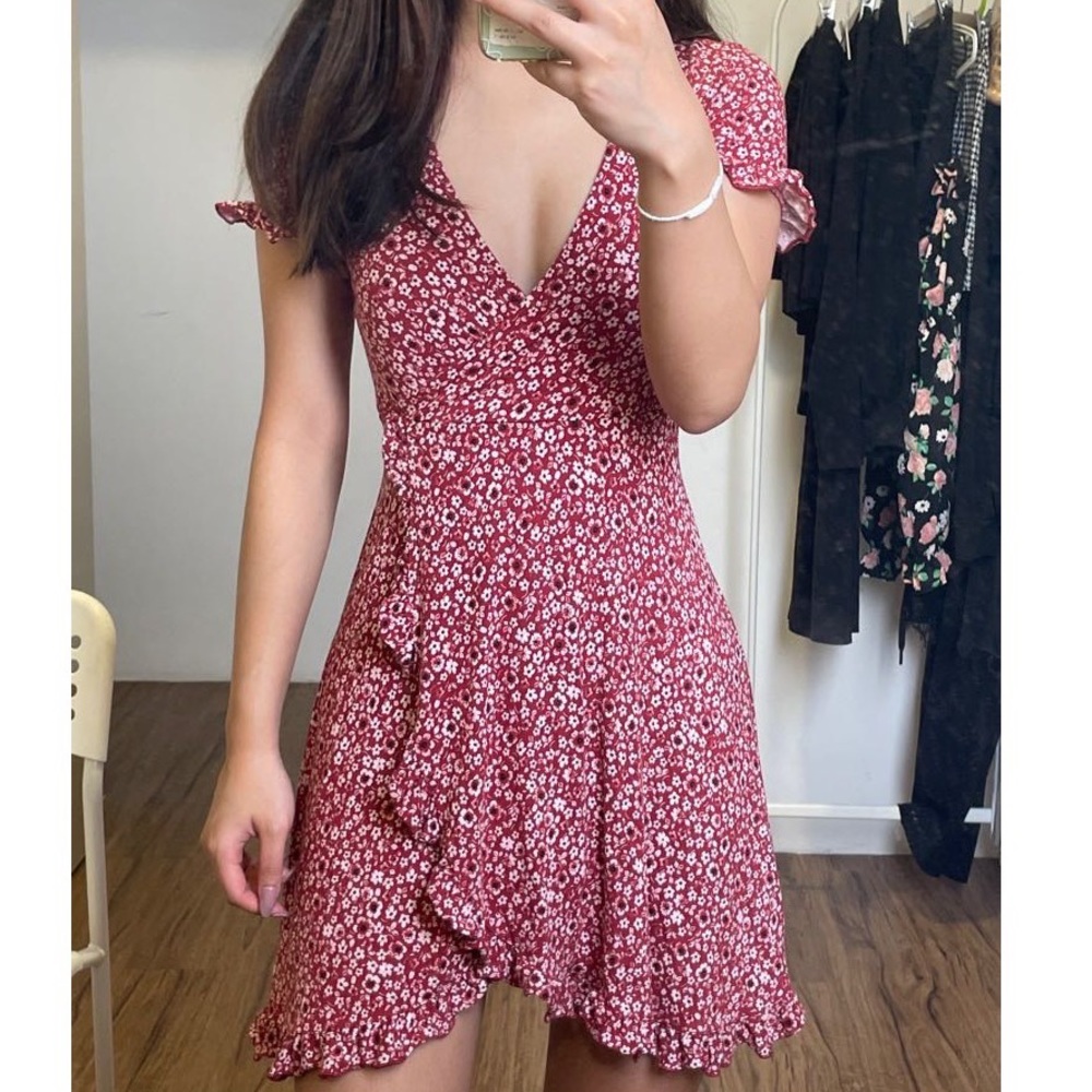 Floral Print Mini Dress